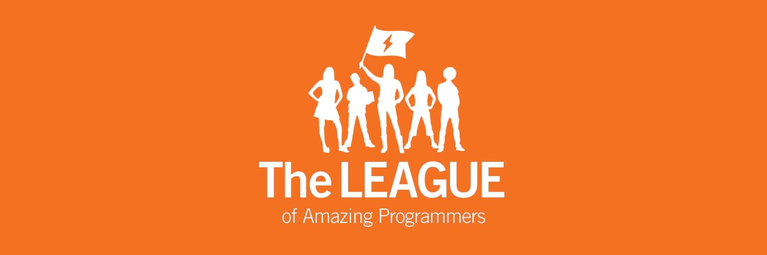 The LEAGUE of Amazing Programmers banner