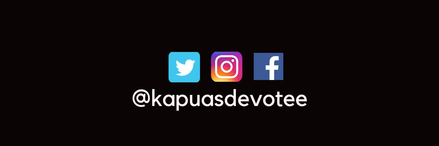 kapuasdevotee's profile banner image