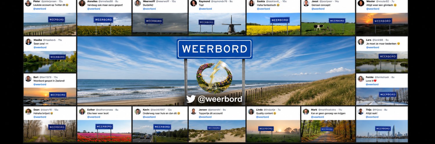 Weerbord's profile banner image