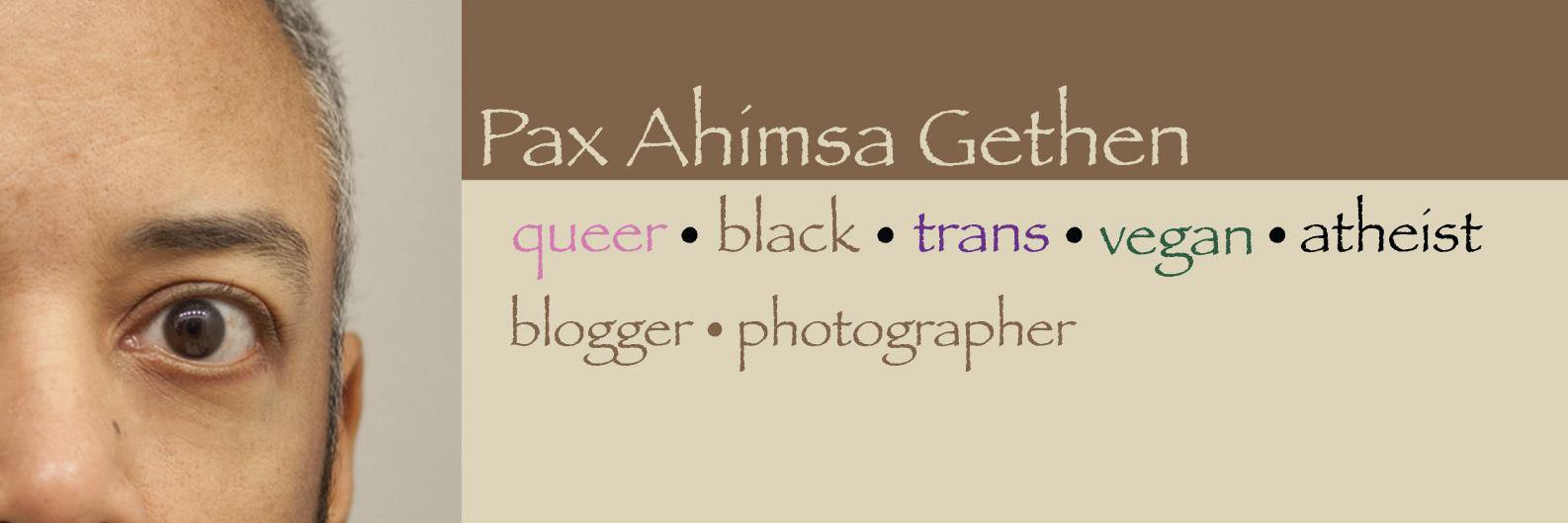 Pax Ahimsa Gethen banner