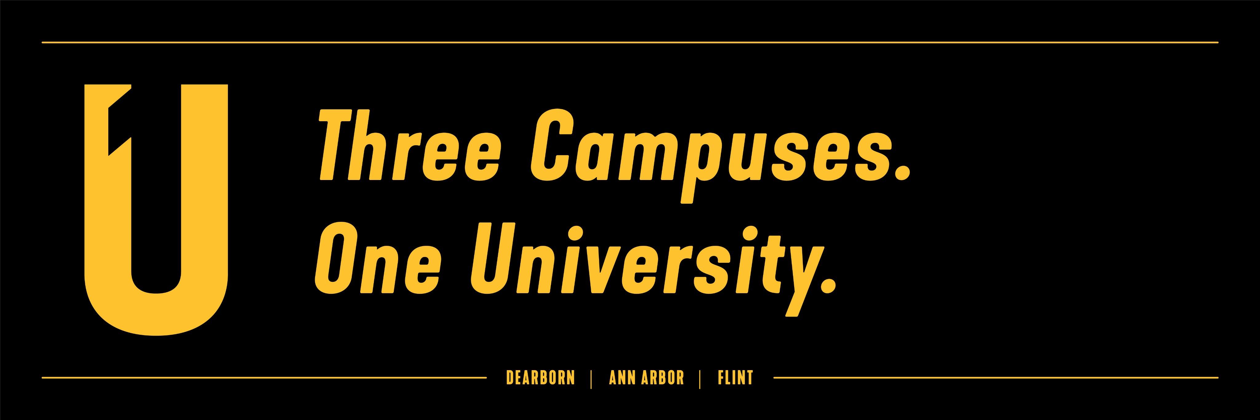 One University Campaign banner