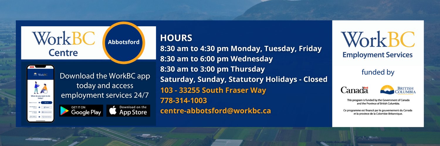 WorkBC Abbotsford banner