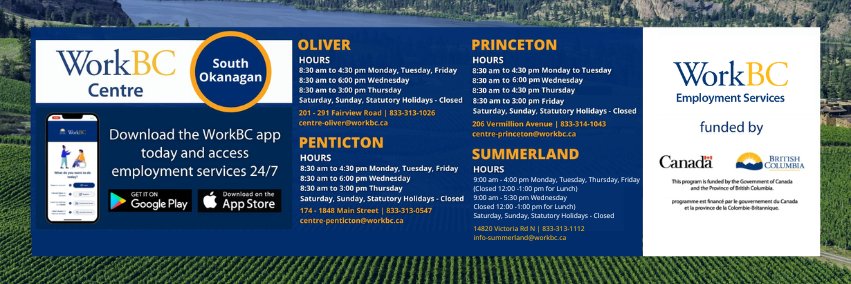 WorkBC South Okanagan banner