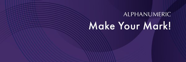 alphanumeric Profile Banner