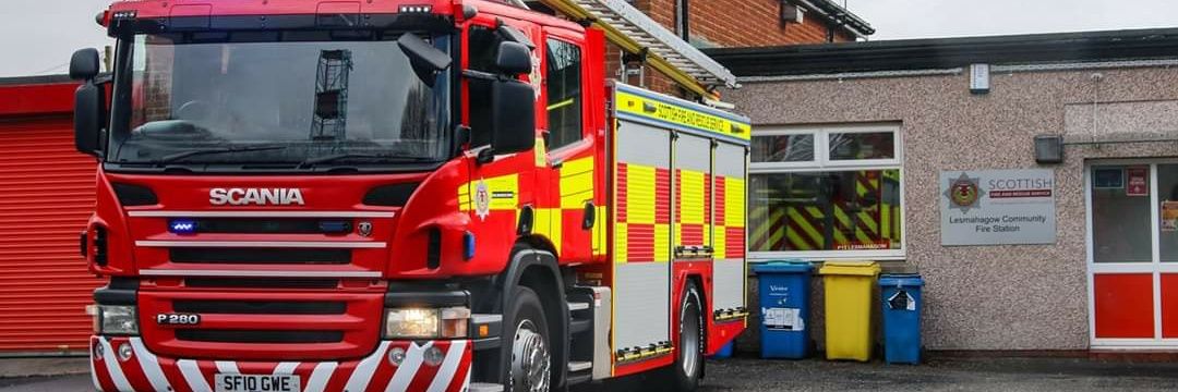 Lesmahagow Fire Station banner