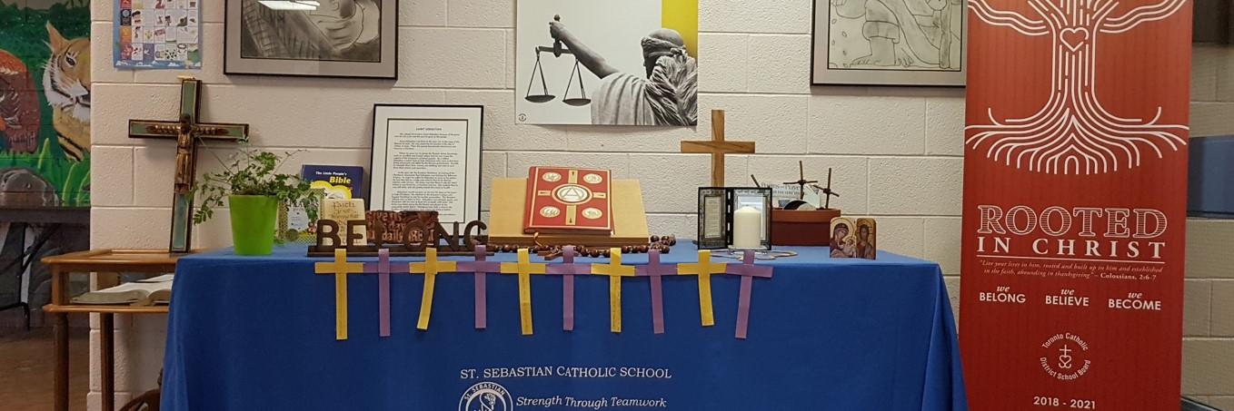 St. Sebastian TCDSB banner
