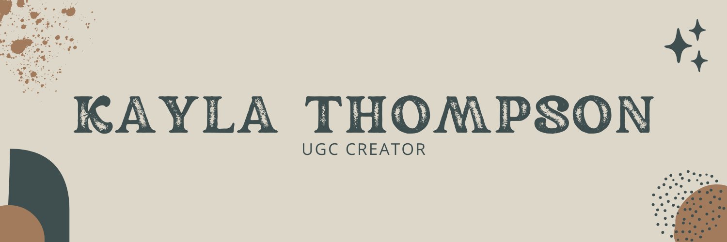 Kayla | UGC Creator banner