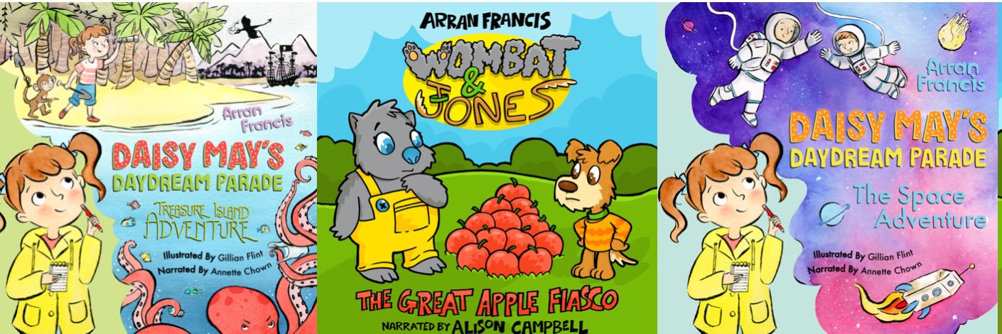 Arran Francis - Author/Scriptwriter banner