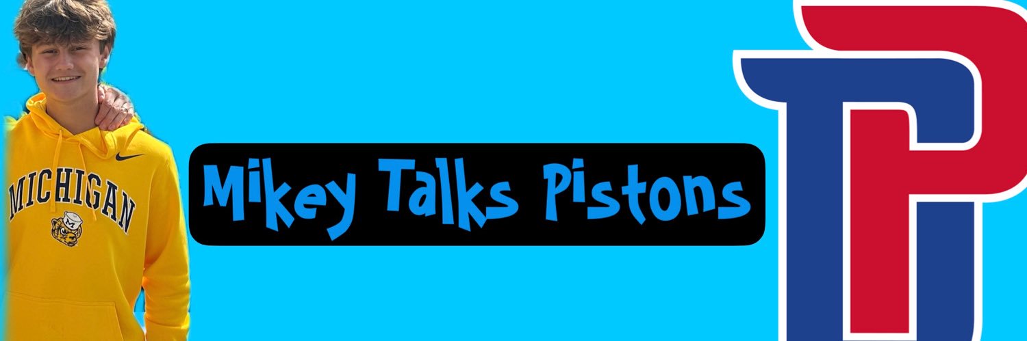 Mikey Talks Pistons 🏀's banner