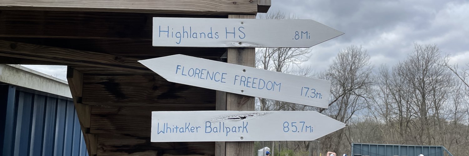 Highlands Baseball Dugout banner