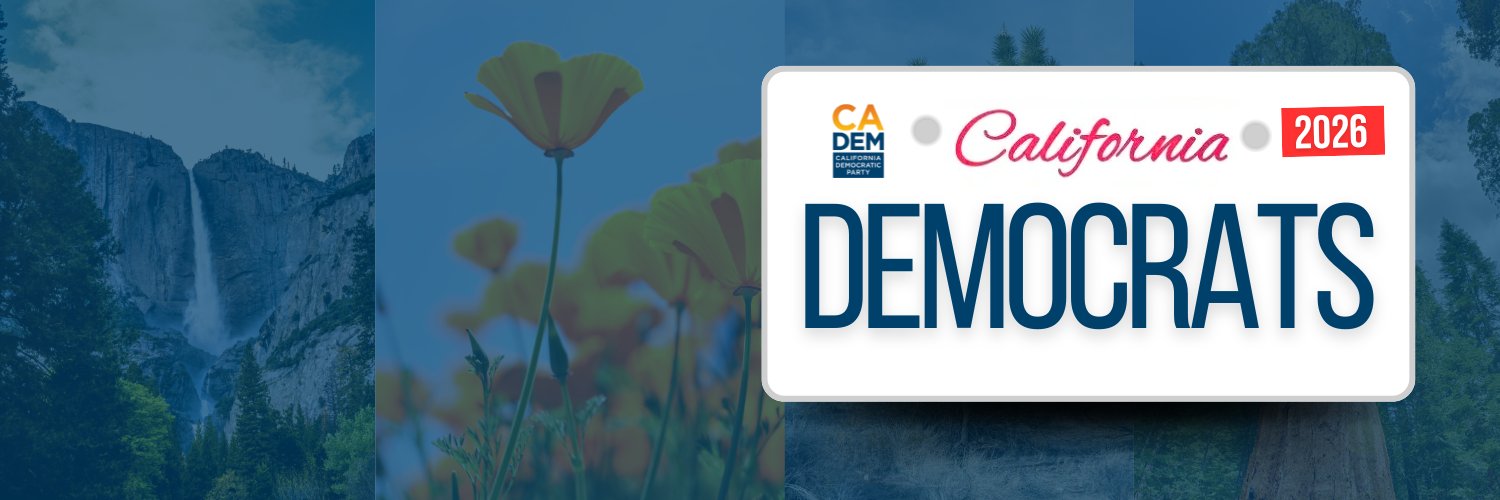 California Democratic Party banner