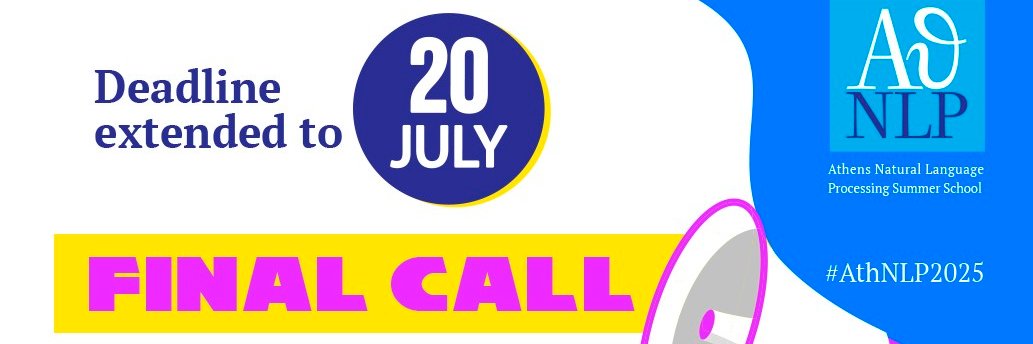 Athens NLP Summer School's banner