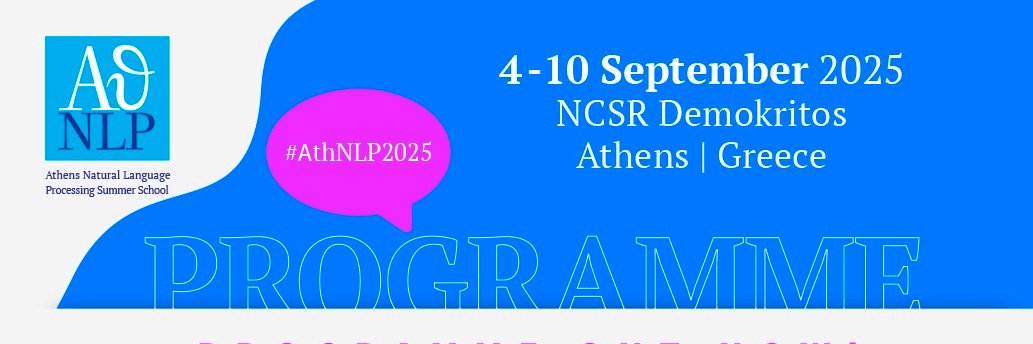 Athens NLP Summer School banner