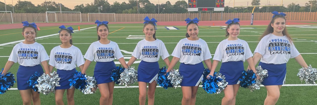 Alexander Hamilton Middle School Cheerleaders banner