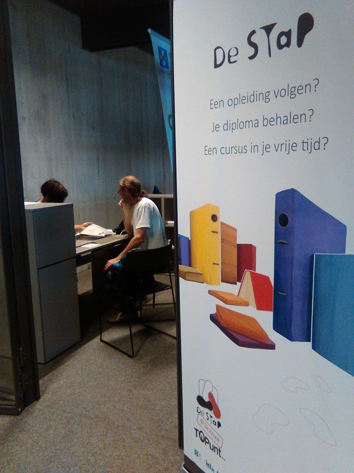 Leerwinkel De Stap banner