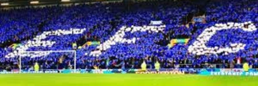 T de futebol Blue banner