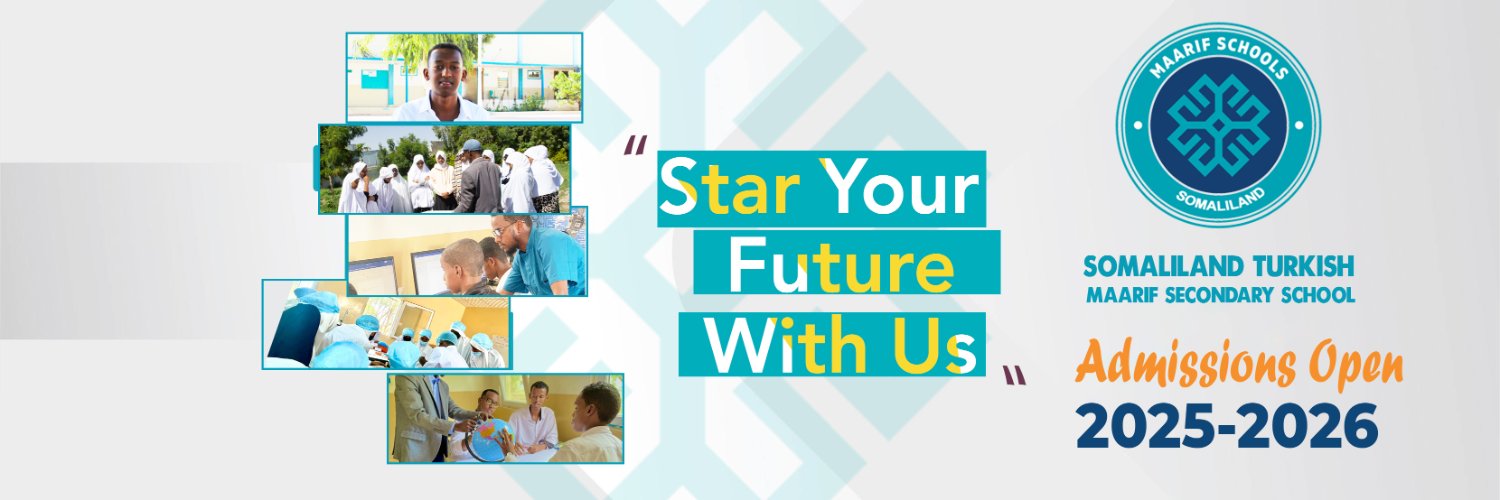 Somaliland Turkish Maarif Schools banner