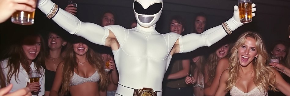The White Power Ranger (Parody)'s banner
