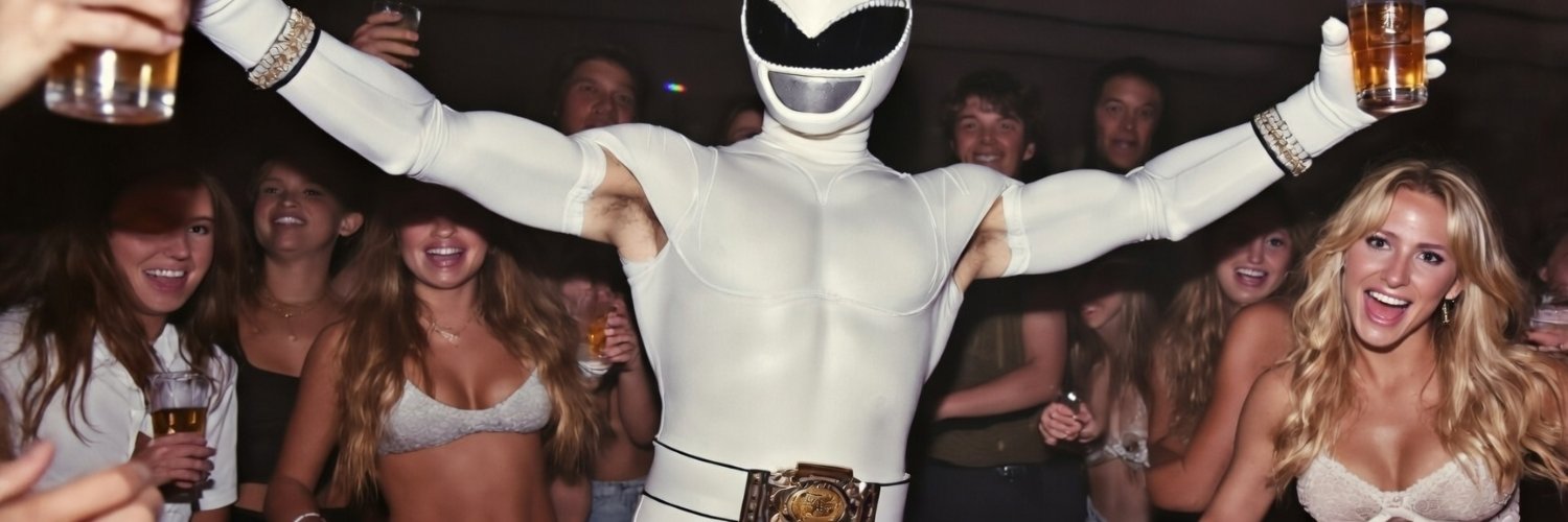 The White Power Ranger (Parody) banner
