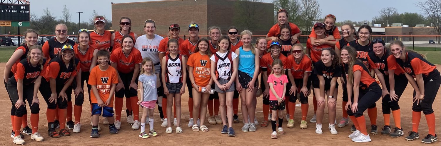 West De Pere Softball banner