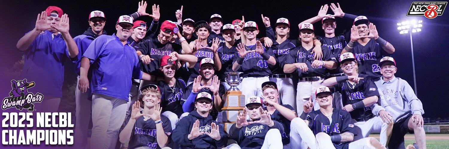 The New England League banner