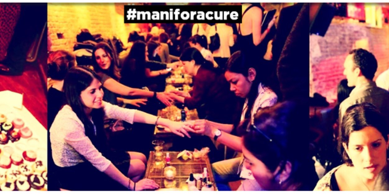 Mani for a Cure banner