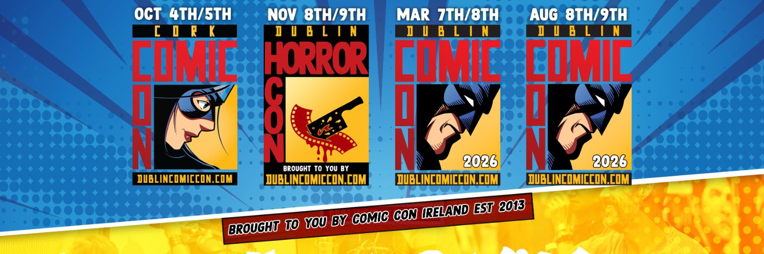 Dublin Comic Con banner