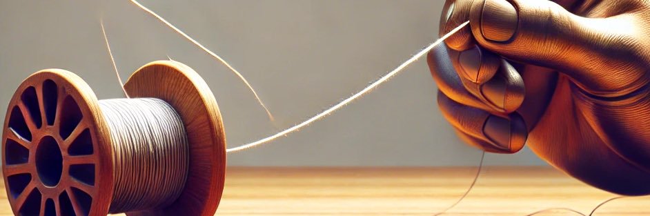 Hanging By A Thread banner