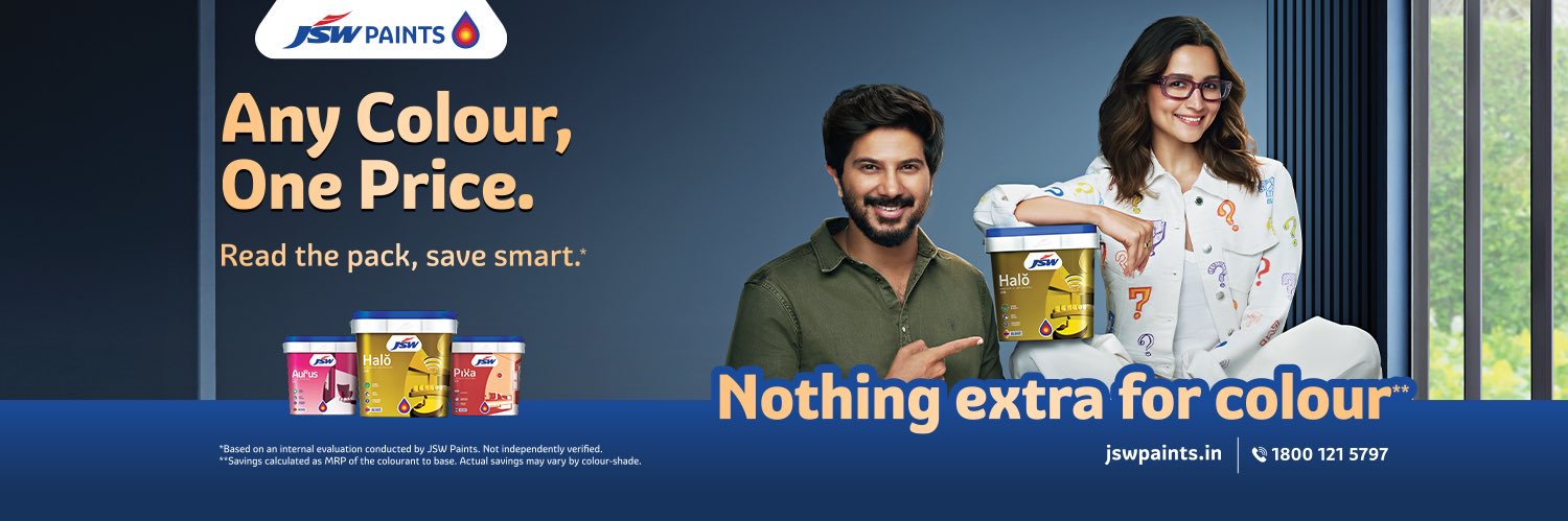 JSW Paints banner