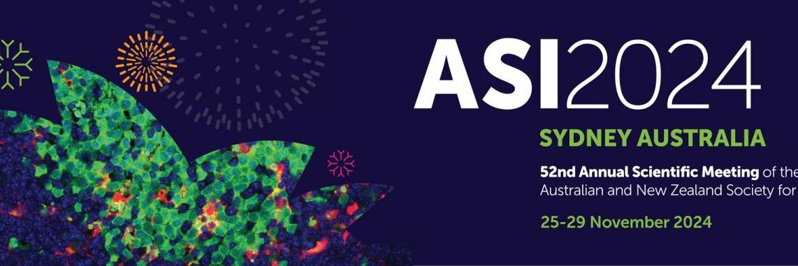 Australian and New Zealand Society for Immunology's banner