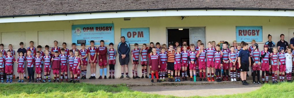 OPM Junior Rugby. banner