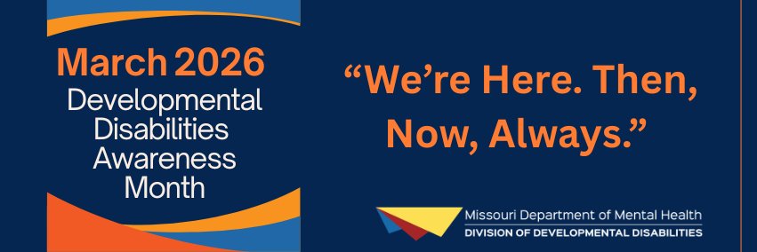 Missouri Division of Developmental Disabilities banner
