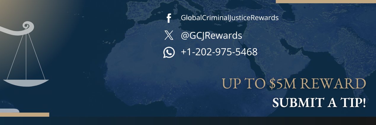Global Criminal Justice Rewards Program banner