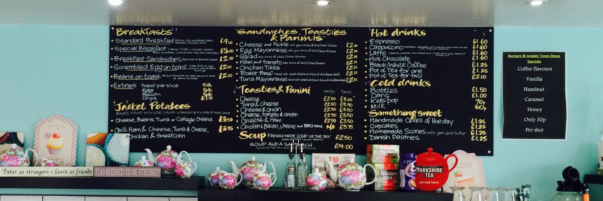 Nurture Armley Cafe banner