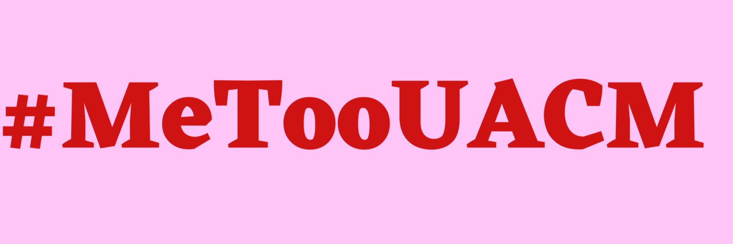 #MeTooUACM banner
