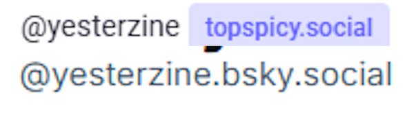 yesterzine Profile Banner