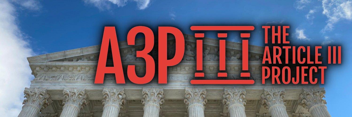 The Article III Project (A3P)'s banner