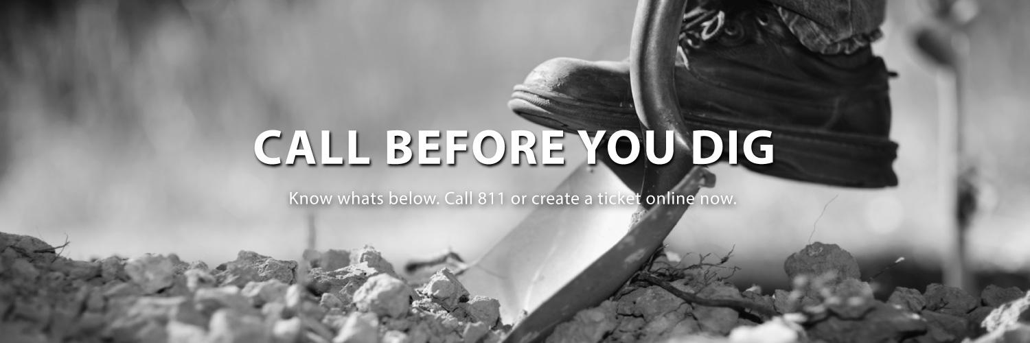 Call Before You Dig's banner