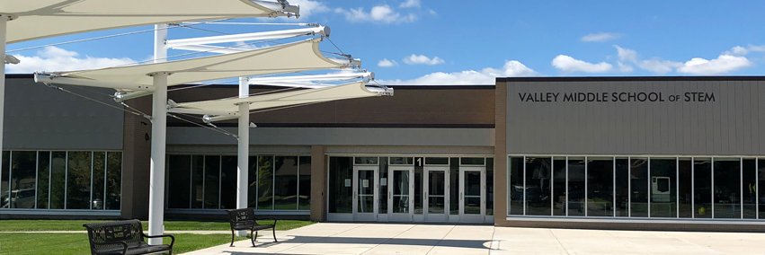 Valley Middle School of STEM banner