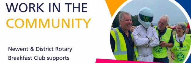 Newent and District Rotary Breakfast Club banner
