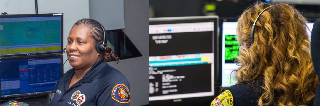 L.A. County Fire 911 Dispatch banner