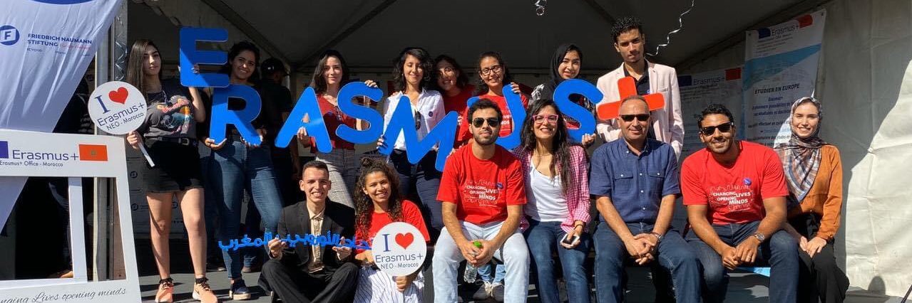 Erasmus+ Morocco banner