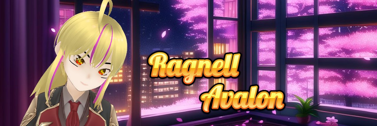 Knight VTuber Ragnell Avalon banner