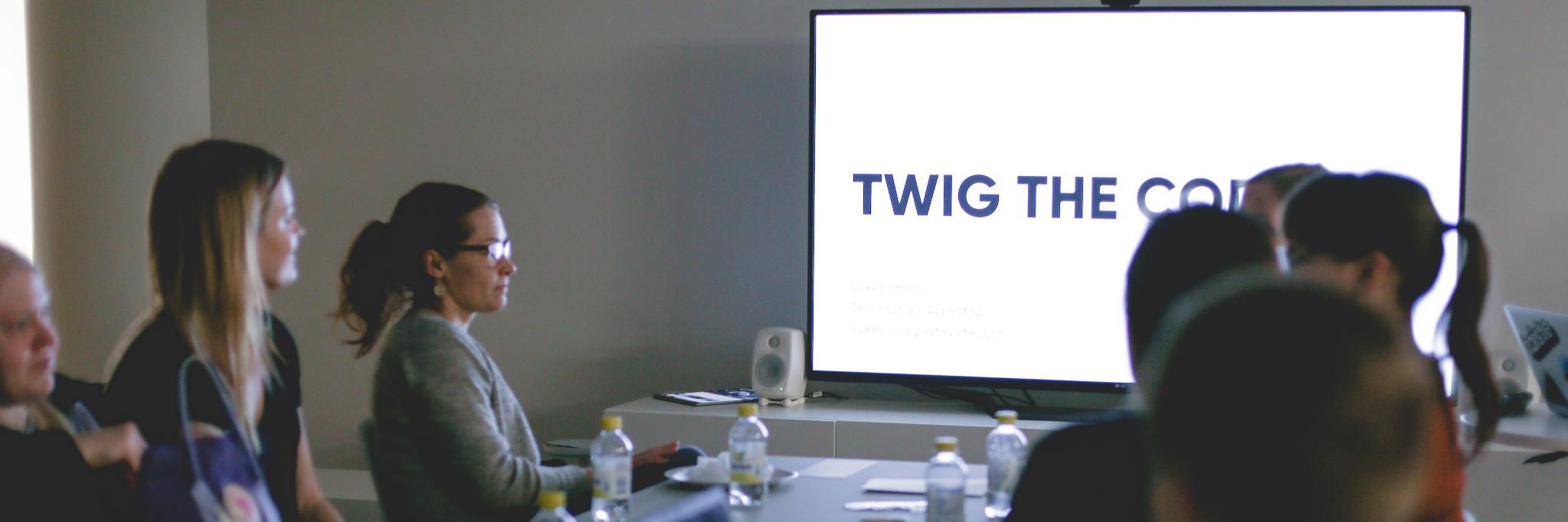Twig the code banner