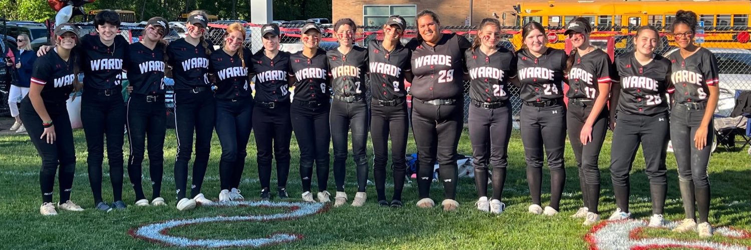 Fairfield Warde Softball banner