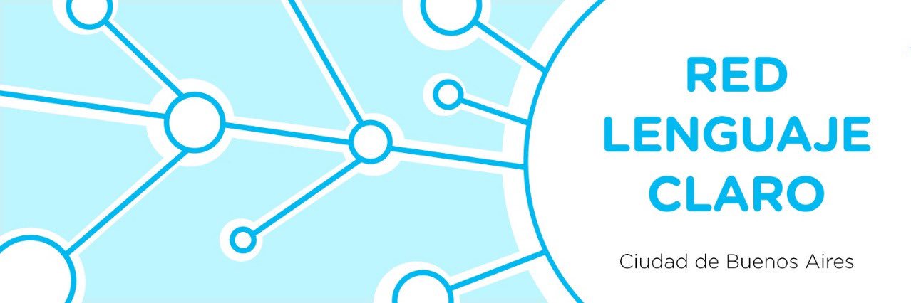 Red de Lenguaje Claro CABA banner