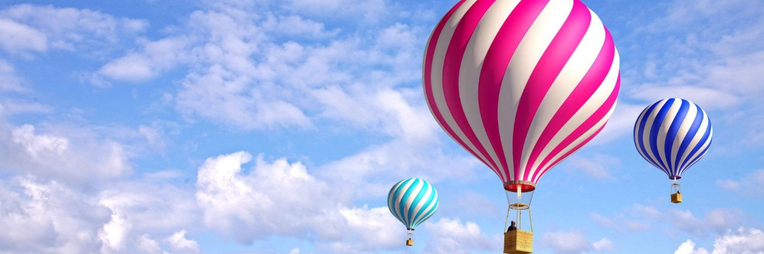 Luchtballon X banner