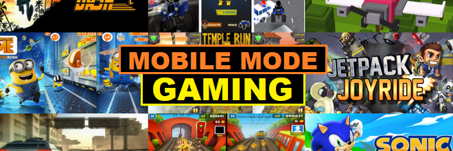 Mobile Mode Gaming banner