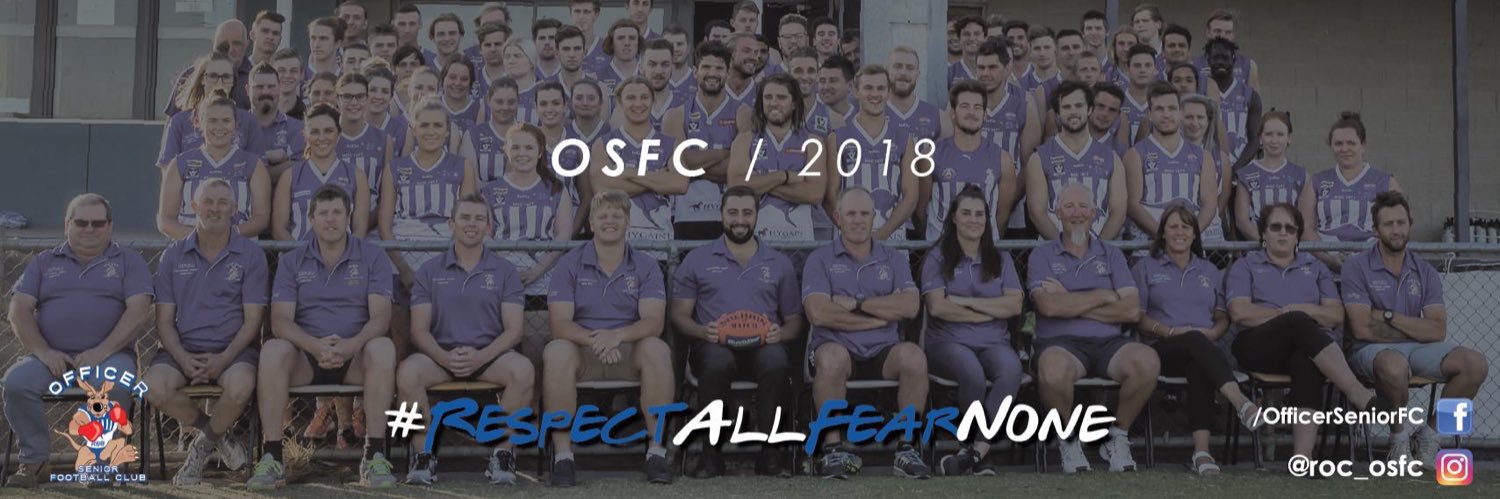 Officer Senior Football Club banner