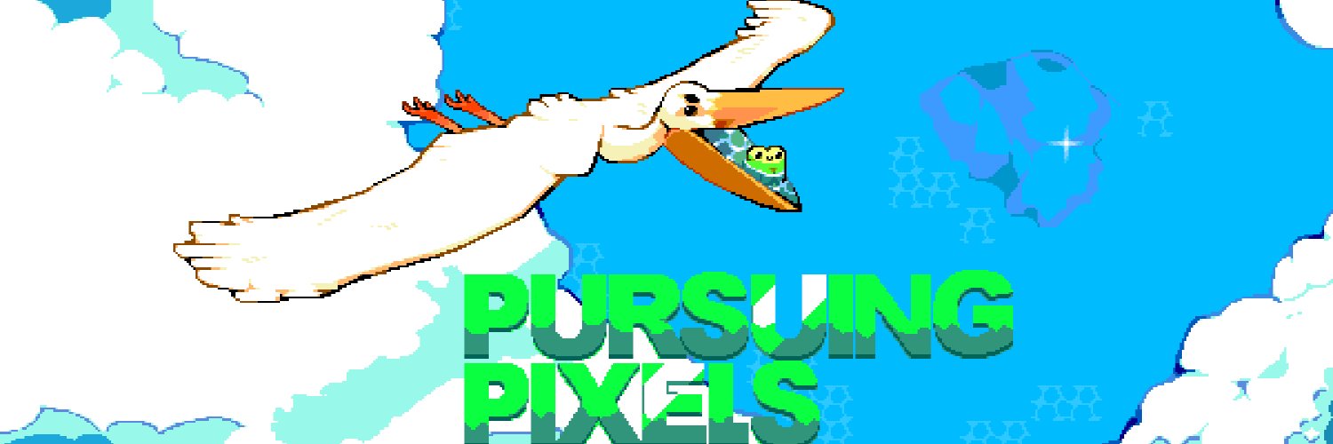 Pursuing Pixels 🐸💜✨ Indie + Retro Gems banner